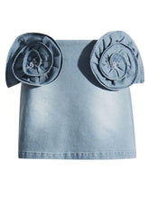 Load image into Gallery viewer, Suzan Flower Denim Skirt
