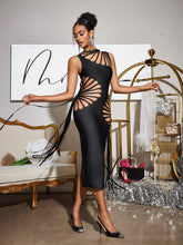 Load image into Gallery viewer, Tafari Cutout Bandage Midi Dress
