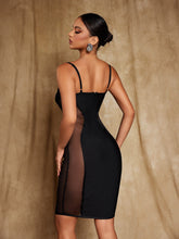 Load image into Gallery viewer, Tahoe Spaghetti Ruched Draped Mini Dress
