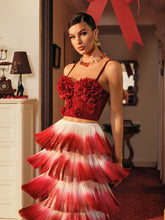 Load image into Gallery viewer, Tayna Spaghetti Flower Top
