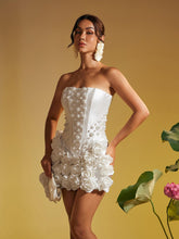 Load image into Gallery viewer, Thaddai Flower Pearl Crystal Skirt Set
