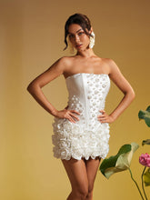 Load image into Gallery viewer, Thaddai Flower Pearl Crystal Skirt Set
