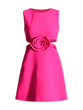 Load image into Gallery viewer, Timeo Sleeveless Cutout Flower Dress
