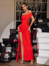Load image into Gallery viewer, Trixie Off Shoulder Cutout Bandage Maxi Dress
