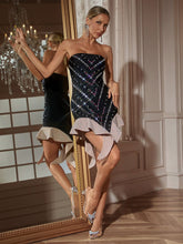 Load image into Gallery viewer, Yarin Strapless Rhinestone Bandage Mini Dress
