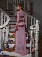 Load image into Gallery viewer, Zachary Long Sleeve Bow Sequin Dress
