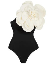 Load image into Gallery viewer, Aureliana Flower One Piece Swimsuit In Black
